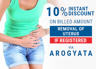 10% Instant Discount On Billed Amount Of Removal Of Uterus Treatment